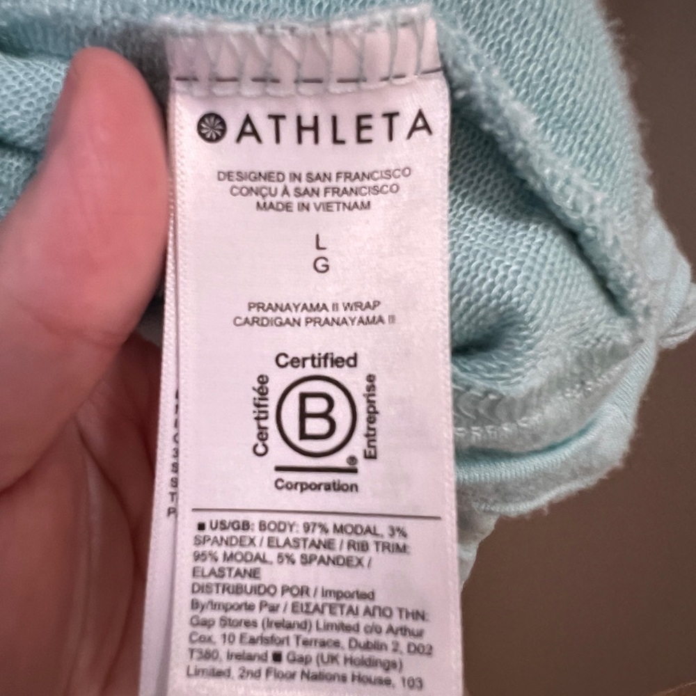 Athleta Open Front Drape Cardigan - Picture 4 of 5